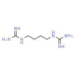ChemSpider 2D Image | 1,4-diguanidinobutane | C6H16N6