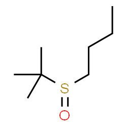 ChemSpider 2D Image | 1-[(2-Methyl-2-propanyl)sulfinyl]butane | C8H18OS