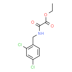 ChemSpider 2D Image | Ethyl [(2,4-dichlorobenzyl)amino](oxo)acetate | C11H11Cl2NO3