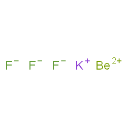ChemSpider 2D Image | Beryllium potassium fluoride (1:1:3) | BeF3K