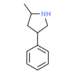 ChemSpider 2D Image | 2-Methyl-4-phenylpyrrolidine | C11H15N
