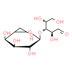 ChemSpider 2D Image | 2-Deoxy-4-O-beta-D-galactopyranosyl-D-arabino-hexose | C12H22O10