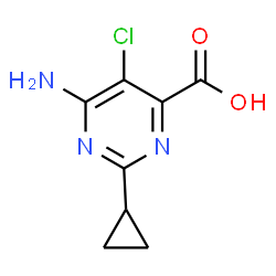 ChemSpider 2D Image | Aminocyclopyrachlor | C8H8ClN3O2