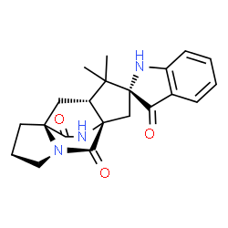 ChemSpider 2D Image | (-)-Brevianamide B | C21H23N3O3