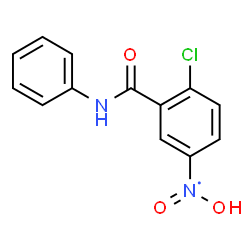 ChemSpider 2D Image | [4-Chloro-3-(phenylcarbamoyl)phenyl](hydroxy)oxido-lambda~5~-azanyl | C13H10ClN2O3