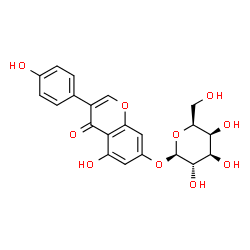 ChemSpider 2D Image | 5-Hydroxy-3-(4-hydroxyphenyl)-4-oxo-4H-chromen-7-yl beta-L-galactopyranoside | C21H20O10
