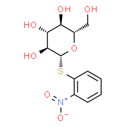 ChemSpider 2D Image | 2-Nitrophenyl 1-thio-beta-L-glucopyranoside | C12H15NO7S