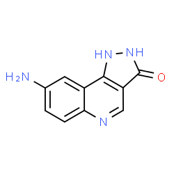 ChemSpider 2D Image | 8-Amino-1,2-dihydro-3H-pyrazolo[4,3-c]quinolin-3-one | C10H8N4O