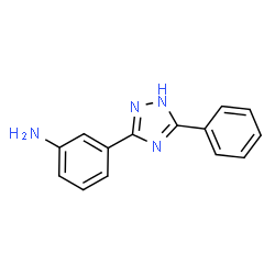 ChemSpider 2D Image | 3-(3-Phenyl-1H-1,2,4-triazol-5-yl)aniline | C14H12N4
