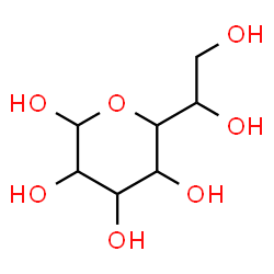 ChemSpider 2D Image | 5-(1,2-Dihydroxyethyl)pentopyranose | C7H14O7