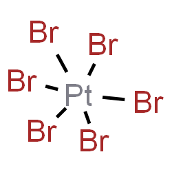 ChemSpider 2D Image | hexabromoplatinum | Br6Pt