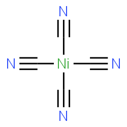 ChemSpider 2D Image | Tetrakis(cyano-kappaC)nickel | C4N4Ni