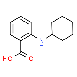 ChemSpider 2D Image | 2-Cyclohexylamino-benzoic acid | C13H17NO2