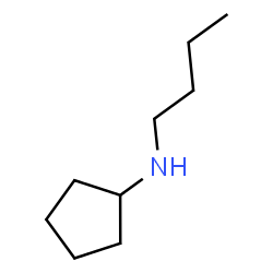 ChemSpider 2D Image | N-Butylcyclopentanamine | C9H19N