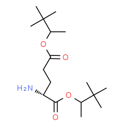 ChemSpider 2D Image | Bis(3,3-dimethyl-2-butanyl) D-glutamate | C17H33NO4