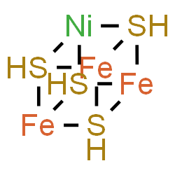 ChemSpider 2D Image | CSID:21542435 | Fe3NiS4