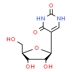 ChemSpider 2D Image | (1S)-1,4-Anhydro-1-(2,4-dioxo-1,2,3,4-tetrahydro-5-pyrimidinyl)-D-ribitol | C9H12N2O6