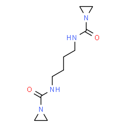 ChemSpider 2D Image | N,N'-1,4-Butanediyldi(1-aziridinecarboxamide) | C10H18N4O2