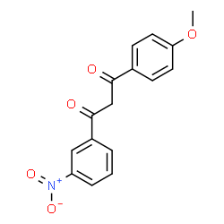 ChemSpider 2D Image | 1-(4-Methoxyphenyl)-3-(3-nitrophenyl)-1,3-propanedione | C16H13NO5