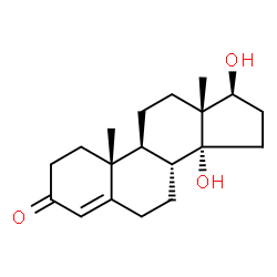 ChemSpider 2D Image | 14?-hydroxytestosterone | C19H28O3