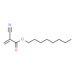 ChemSpider 2D Image | Octyl cyanoacrylate | C12H19NO2