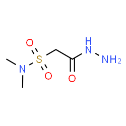 ChemSpider 2D Image | 2-Hydrazino-N,N-dimethyl-2-oxoethanesulfonamide | C4H11N3O3S