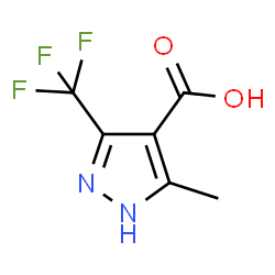 ChemSpider 2D Image | 3-Methyl-5-(trifluoromethyl)-1H-pyrazole-4-carboxylic acid | C6H5F3N2O2