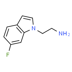 ChemSpider 2D Image | 2-(6-Fluoro-1H-indol-1-yl)ethanamine | C10H11FN2