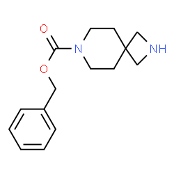 ChemSpider 2D Image | Benzyl 2,7-diazaspiro[3.5]nonane-7-carboxylate | C15H20N2O2