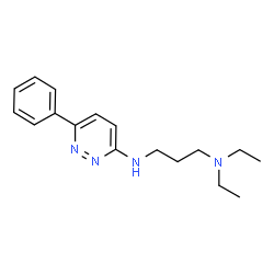 ChemSpider 2D Image | 1,3-propanediamine, N~1~,N~1~-diethyl-N~3~-(6-phenyl-3-pyridazinyl)- | C17H24N4