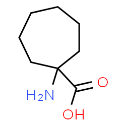 ChemSpider 2D Image | 1-Aminocycloheptanecarboxylic acid | C8H15NO2