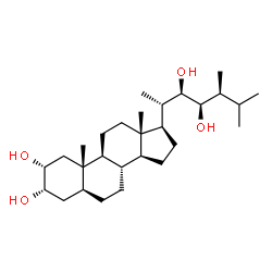 ChemSpider 2D Image | 6-deoxocastasterone | C28H50O4