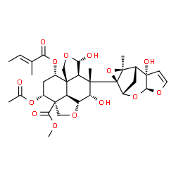 ChemSpider 2D Image | Azadirachtin H | C33H42O14