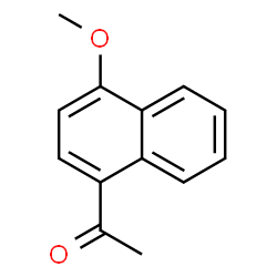 ChemSpider 2D Image | 1-(4-Methoxy-1-naphthyl)ethanone | C13H12O2