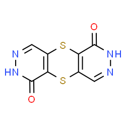 ChemSpider 2D Image | 9,10-Dithia-2,3,6,7-tetraaza-anthracene-1,5-diol | C8H4N4O2S2