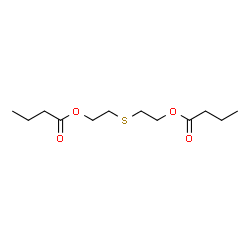 ChemSpider 2D Image | Sulfanediyldi-2,1-ethanediyl dibutanoate | C12H22O4S