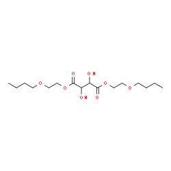 ChemSpider 2D Image | Bis(2-butoxyethyl) tartarate | C16H30O8