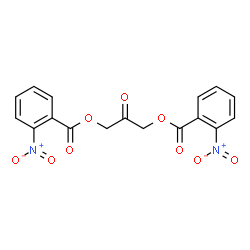 ChemSpider 2D Image | 2-Oxo-1,3-propanediyl bis(2-nitrobenzoate) | C17H12N2O9