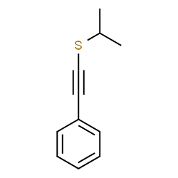 ChemSpider 2D Image | 2-isopropylsulfanylethynylbenzene | C11H12S