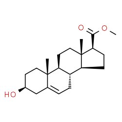 ChemSpider 2D Image | 17beta-Carbomethoxyandrost-5-en-3beta-ol | C21H32O3