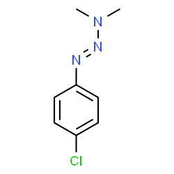 ChemSpider 2D Image | 1-(4-Chlorophenyl)-3,3-dimethyl-1-triazene | C8H10ClN3