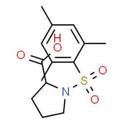 ChemSpider 2D Image | 1-(Mesitylsulfonyl)proline | C14H19NO4S