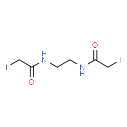 ChemSpider 2D Image | N,N'-1,2-Ethanediylbis(2-iodoacetamide) | C6H10I2N2O2