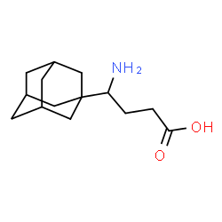 ChemSpider 2D Image | 4-(Adamantan-1-yl)-4-aminobutanoic acid | C14H23NO2