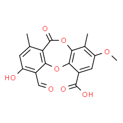 ChemSpider 2D Image | Psoromic acid | C18H14O8