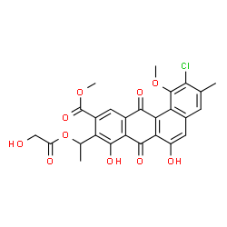 ChemSpider 2D Image | Chlorocyclinone C | C26H21ClO10
