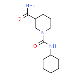 ChemSpider 2D Image | N~1~-Cyclohexyl-1,3-piperidinedicarboxamide | C13H23N3O2