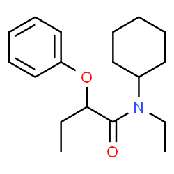 ChemSpider 2D Image | N-Cyclohexyl-N-ethyl-2-phenoxybutanamide | C18H27NO2