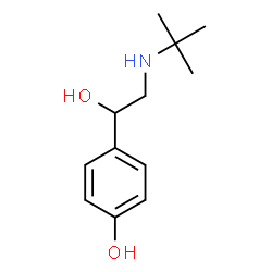 ChemSpider 2D Image | T-BUTYLNORSYNEPHRINE | C12H19NO2