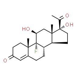 ChemSpider 2D Image | flugestone | C21H29FO4